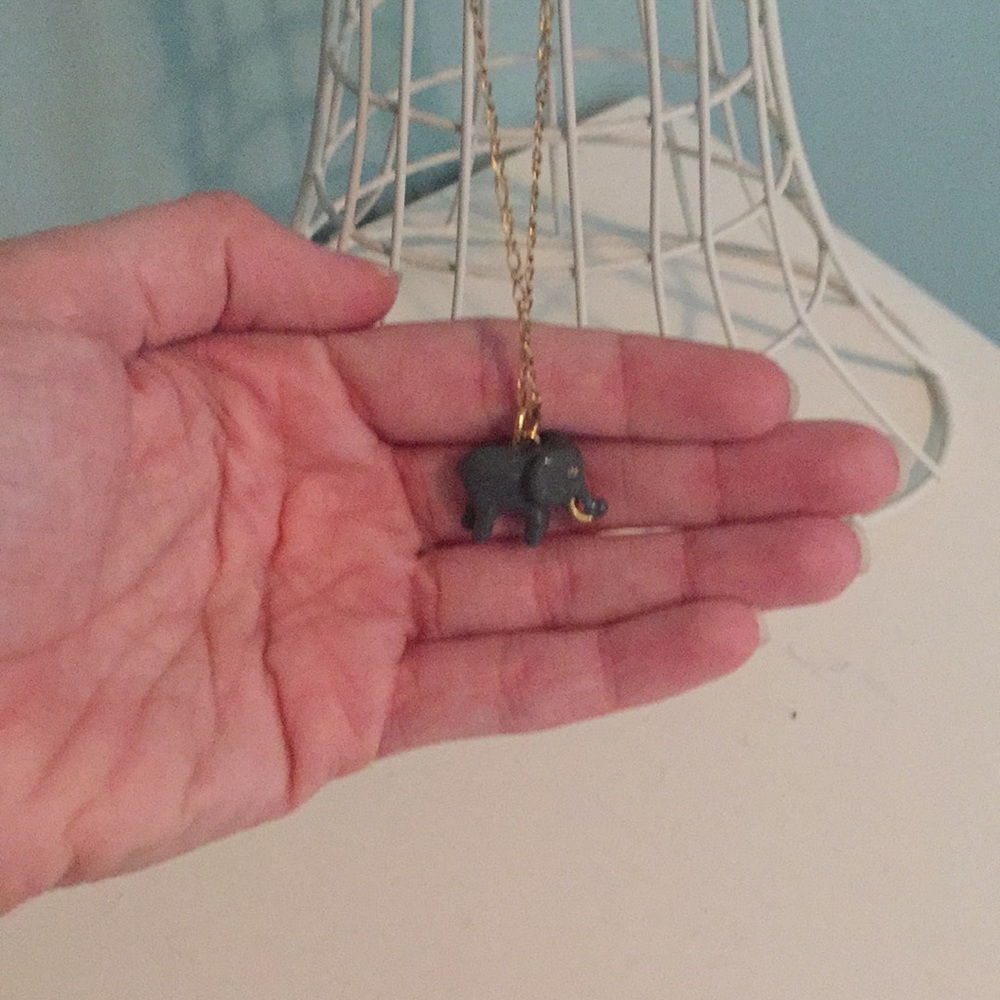 Jcrew elephant pendant necklace - Picture 2 of 2